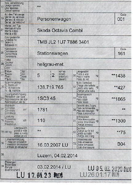Škoda Octavia 2007