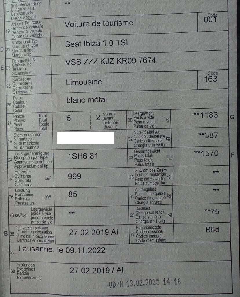 SEAT Ibiza 1.0 EcoTSI FR 2019