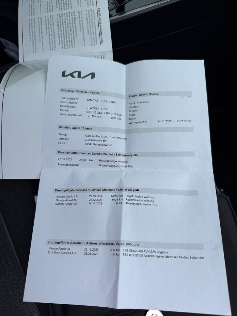 KIA Niro 1.6 GDi Plug-in Hybrid Style 2022
