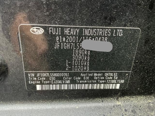 Subaru Impreza Wagon 2.0 R Comfort 2008