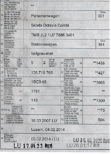 Škoda Octavia 2007