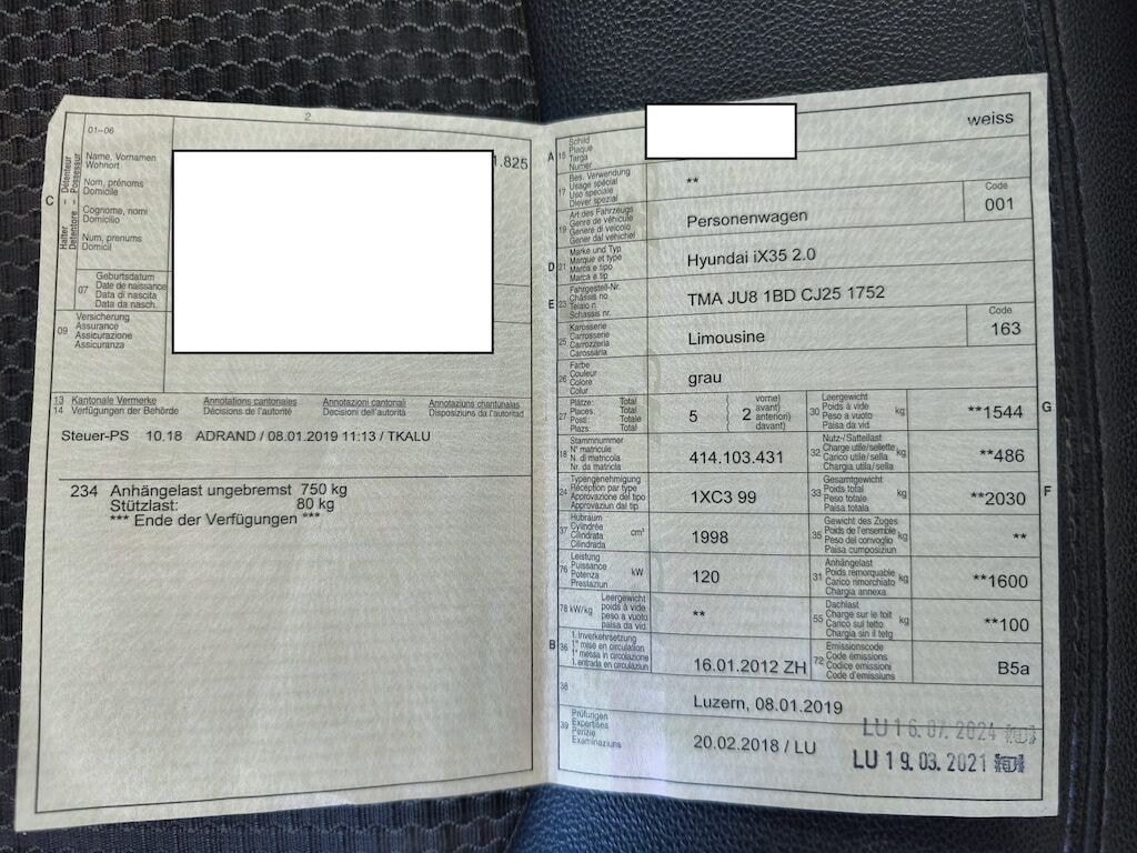 Hyundai iX35 2.0 4WD 2012