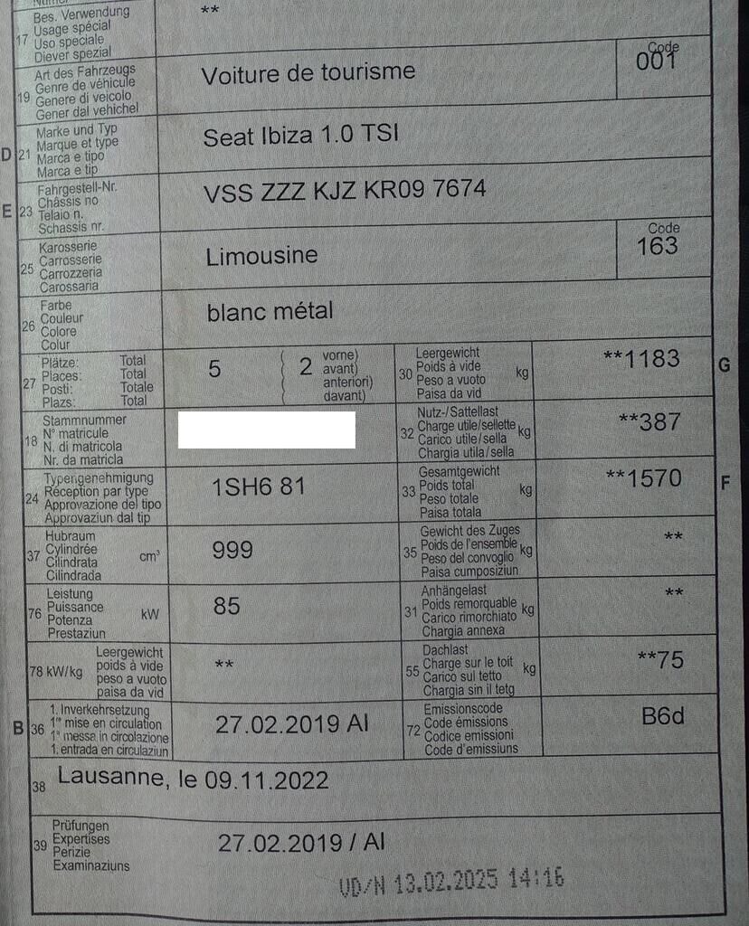 SEAT Ibiza 1.0 EcoTSI FR 2019
